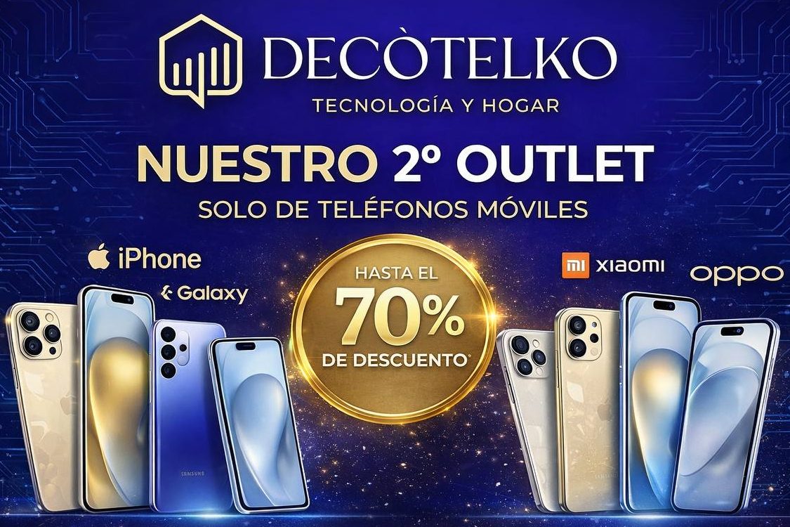 OUTLET de Teléfonos Móviles al mejor precio, cualquier marca.